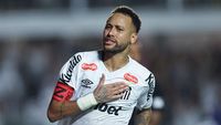 Neymar Bungkam Kritik Pedas dengan Dwgol Gemilang, Bawa Santos Taklukkan Vasco da Gama