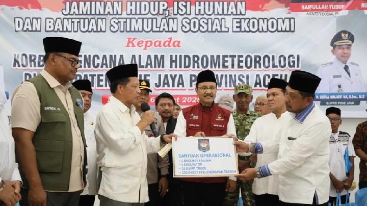 Kolaborasi Mendagri & Mensos Salurkan Rp 878 Miliar Bansos untuk Korban Banjir Sumatra Jelang Lebaran 2026