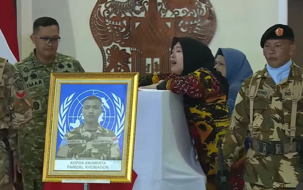 Duka Mendalam Selimuti Kedatangan Pahlawan Perdamaian dari Lebanon di Bandara Soetta