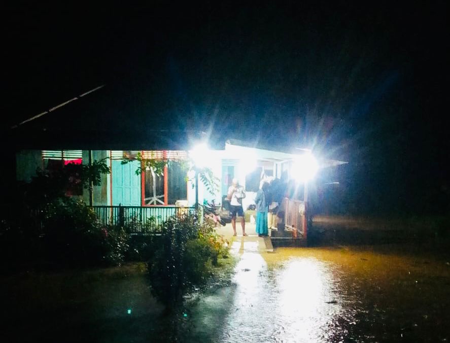 Banjir Landa Sepaku PPU Usai Hujan Deras, Warga Diimbau Tingkatkan Kewaspadaan