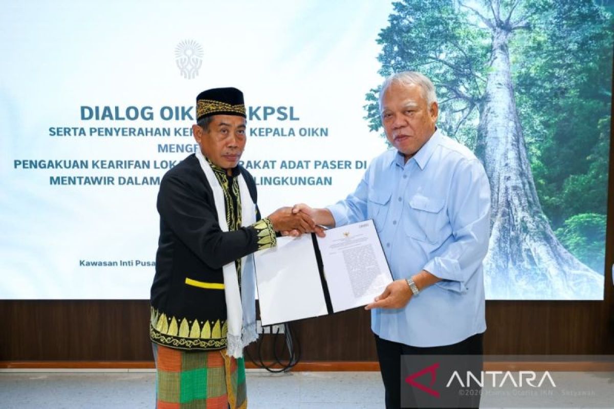 Otorita IKN Resmi Perkuat Perlindungan Hukum Komunitas Adat Paser Mentawir