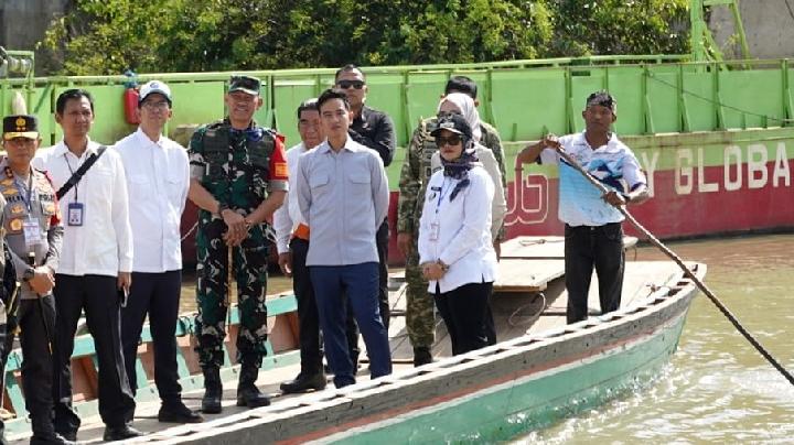 Wapres Pantau Progres Jembatan Way Bungur, Tekankan Urgensi Konektivitas Lampung