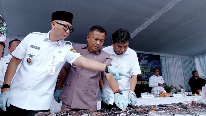 Gubernur Lampung Tegaskan Dukungan Penuh Polda Berantas Narkotika dan Senjata Ilegal