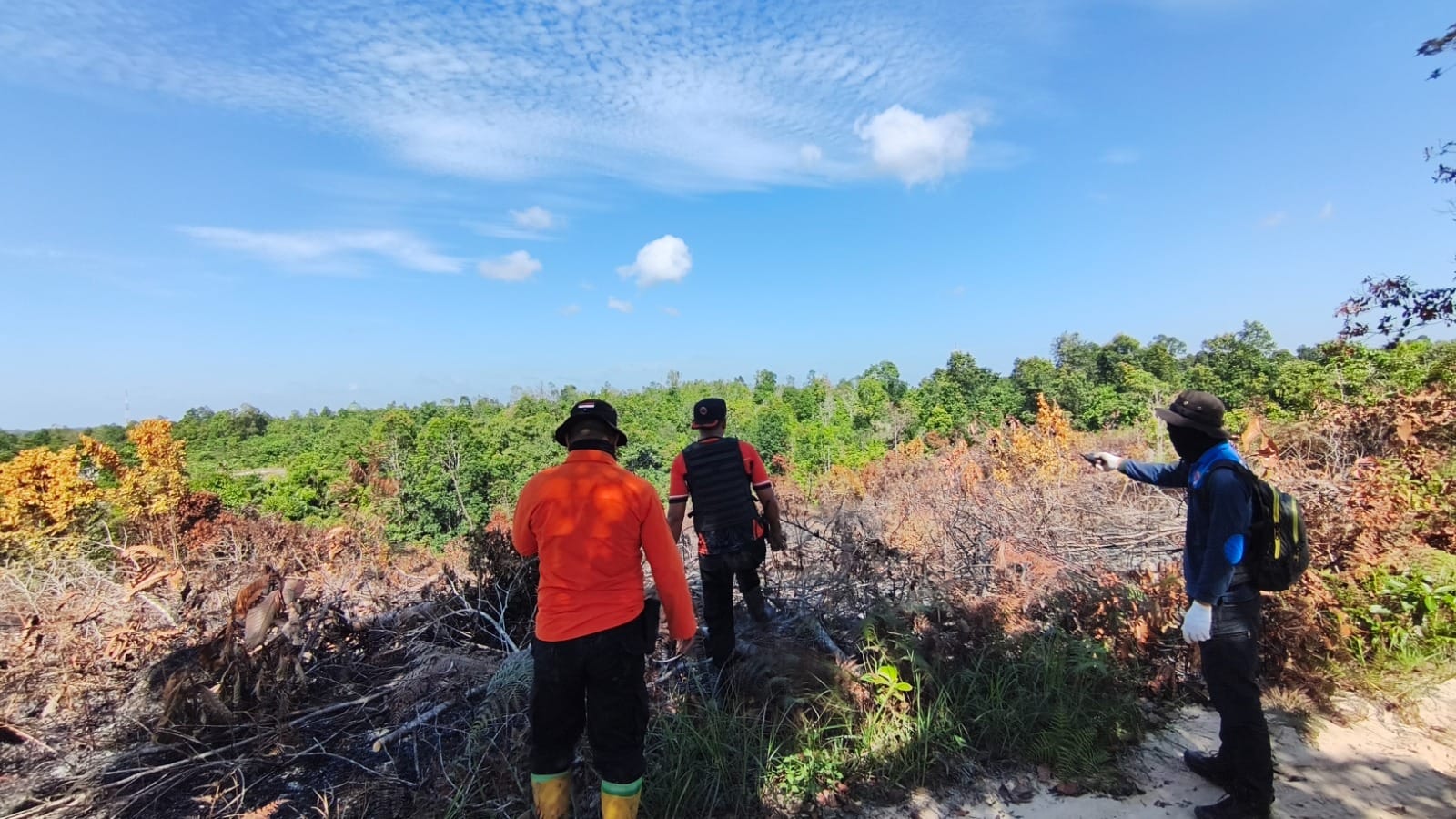 BPBD PPU Temukan Bekas Pembakaran Lahan di Dua Titik Hotspot BMKG, Ancaman Karhutla Menguat