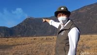 Menteri LHK Tinjau Kebakaran Bromo, Genjot Water Bombing untuk Pemadaman